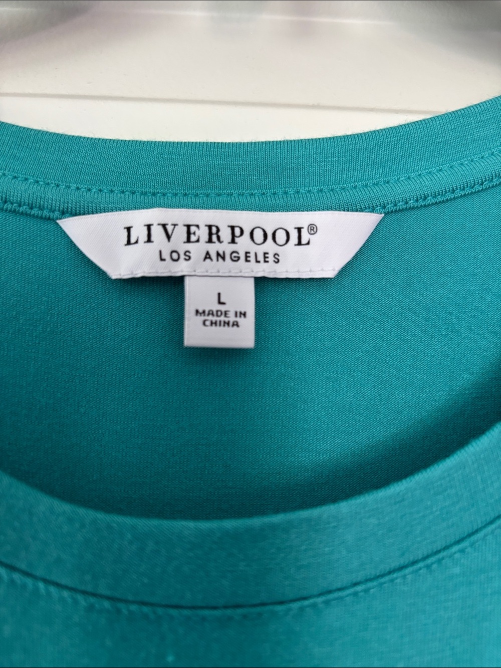 Liverpool Teal Swing Tank Top - Picture 3 of 3